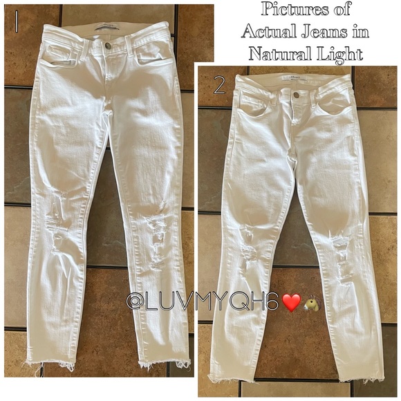 J Brand Low Rise Cropped Jeans - Picture 2 of 5